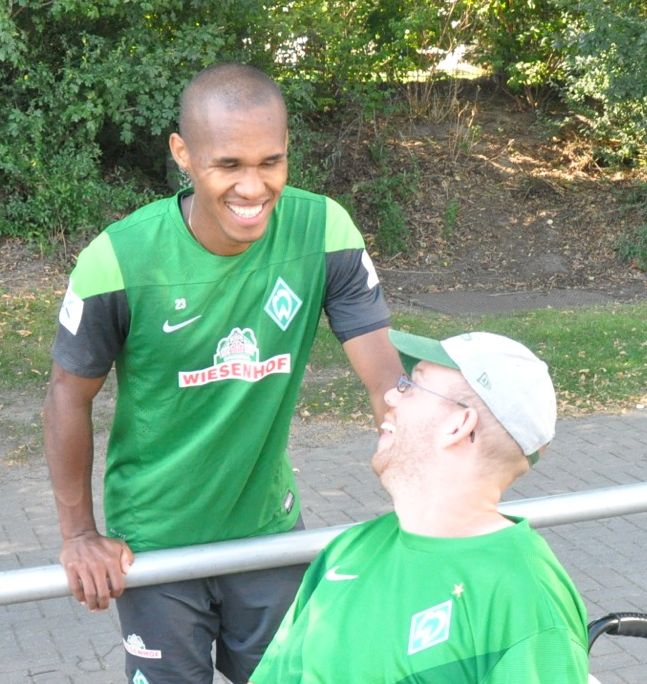 Sebastian mit Gebre Selassi