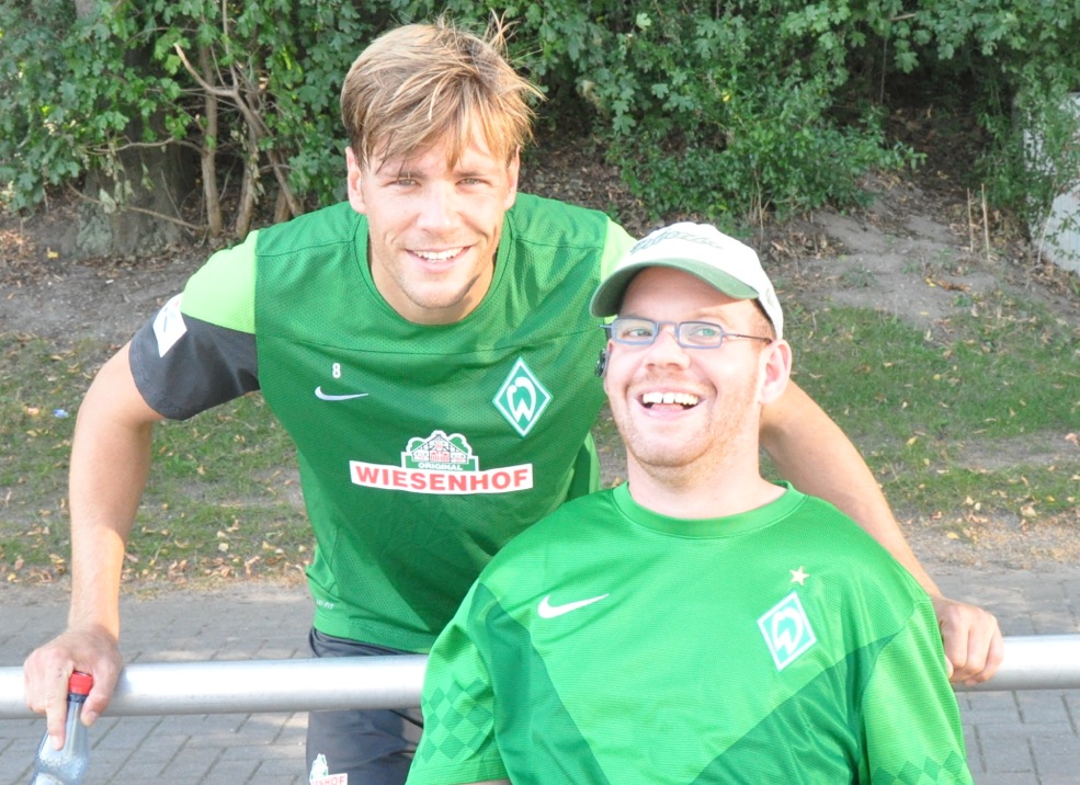 Sebastian mit Clemens Fritz